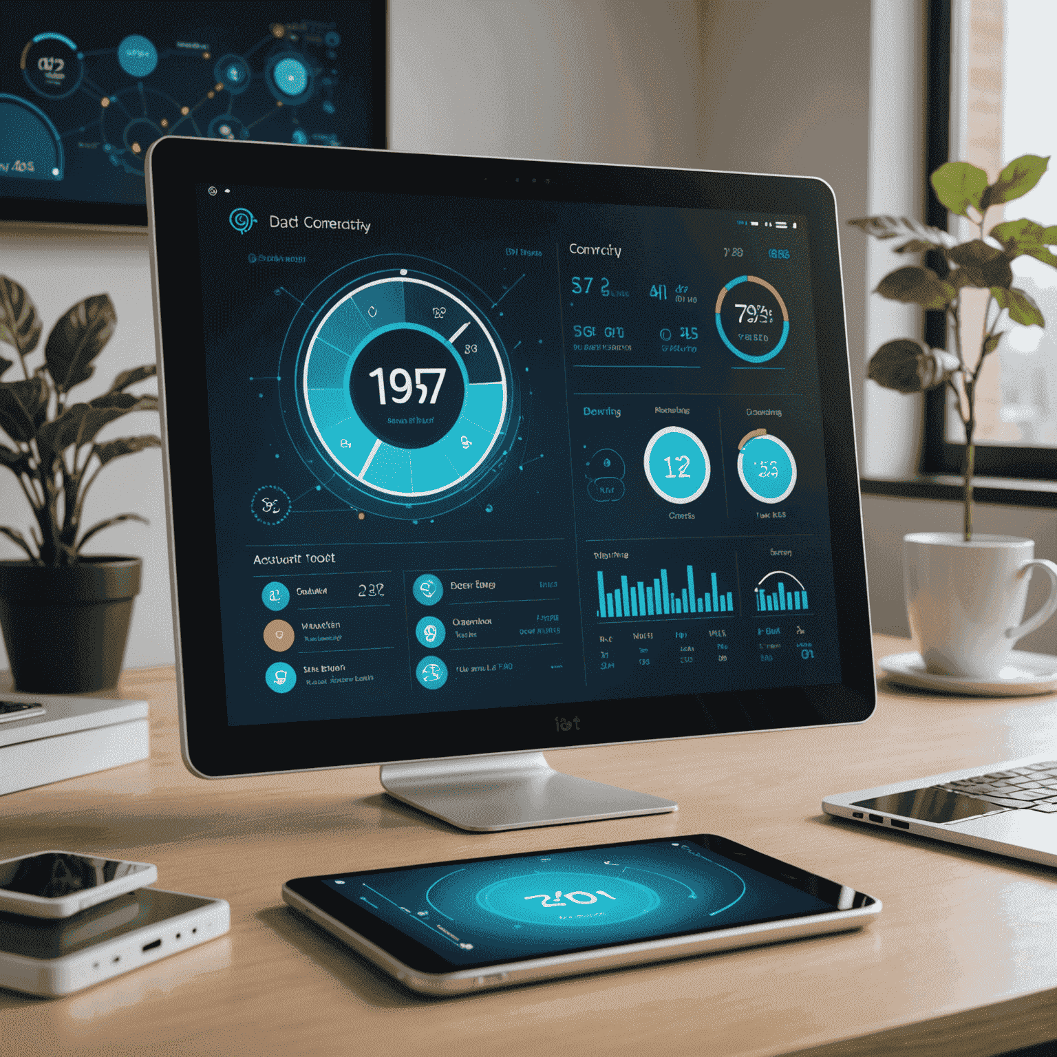 IoT Connectivity dashboard showing connected devices, data usage, and management tools for Internet of Things solutions